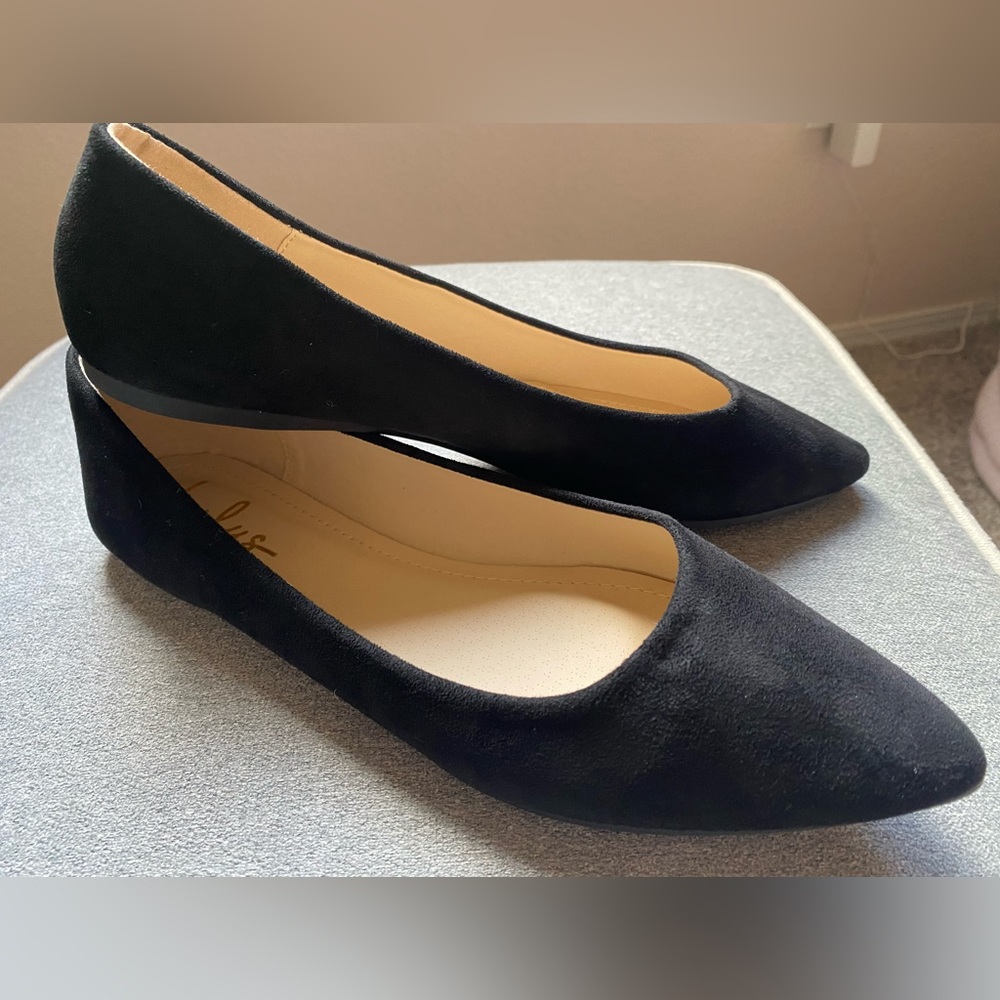 Lulus Holly; Flats; Black; Size 8.5